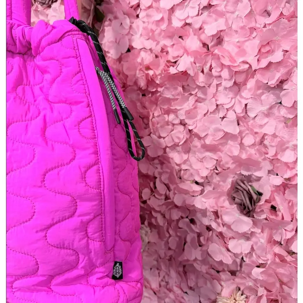 FREE PEOPLE Cloud 9 Tote Pink NWT